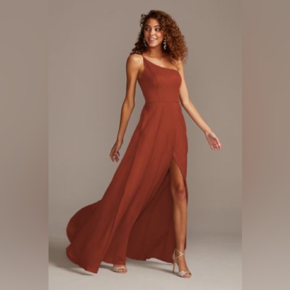 Cinnamon David’s Bridal Dress One Shoulder
